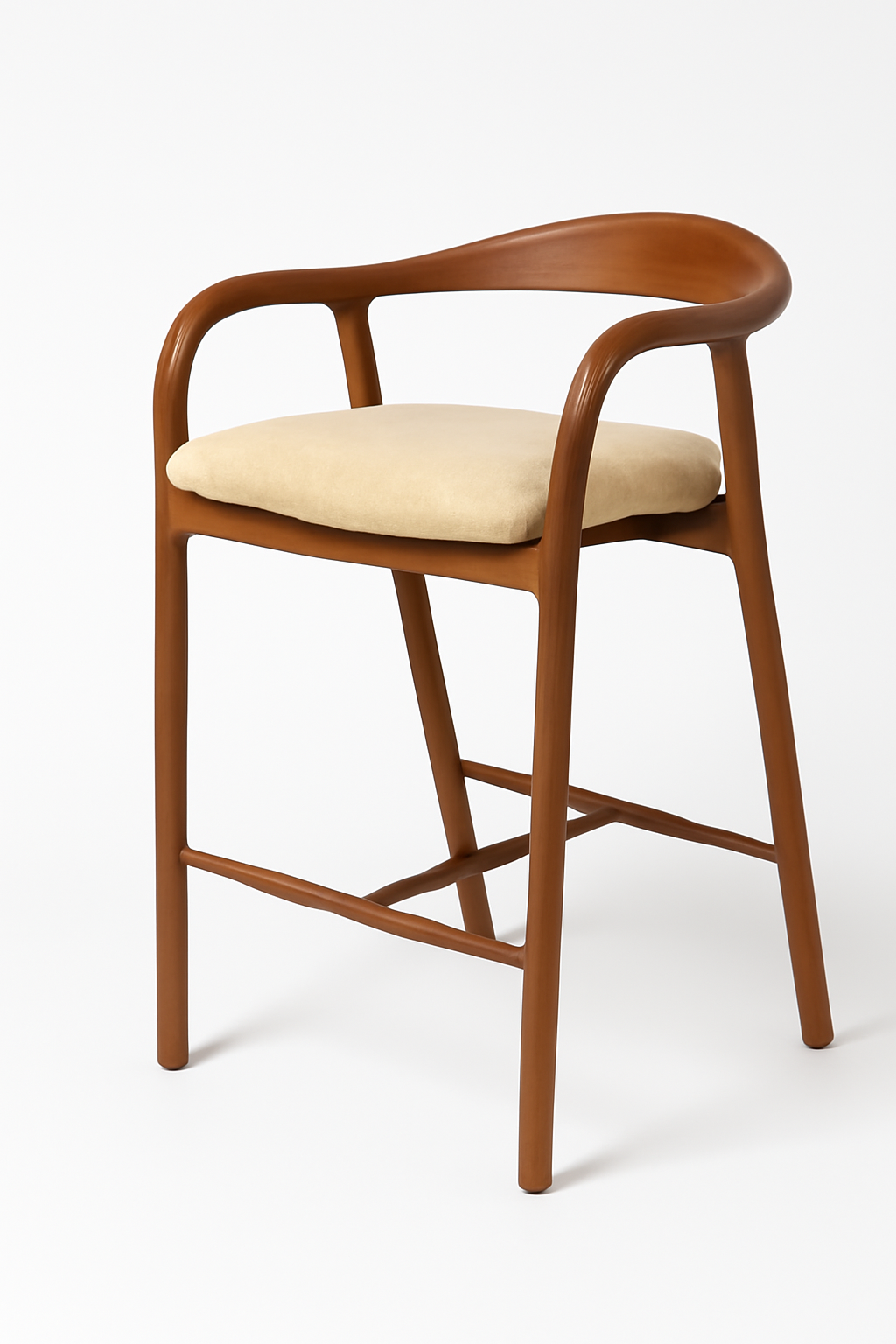 كرسي بار مودرن خشب كرسي بار مودرن خشب للمقاهي والمطاعم - الصورة 1